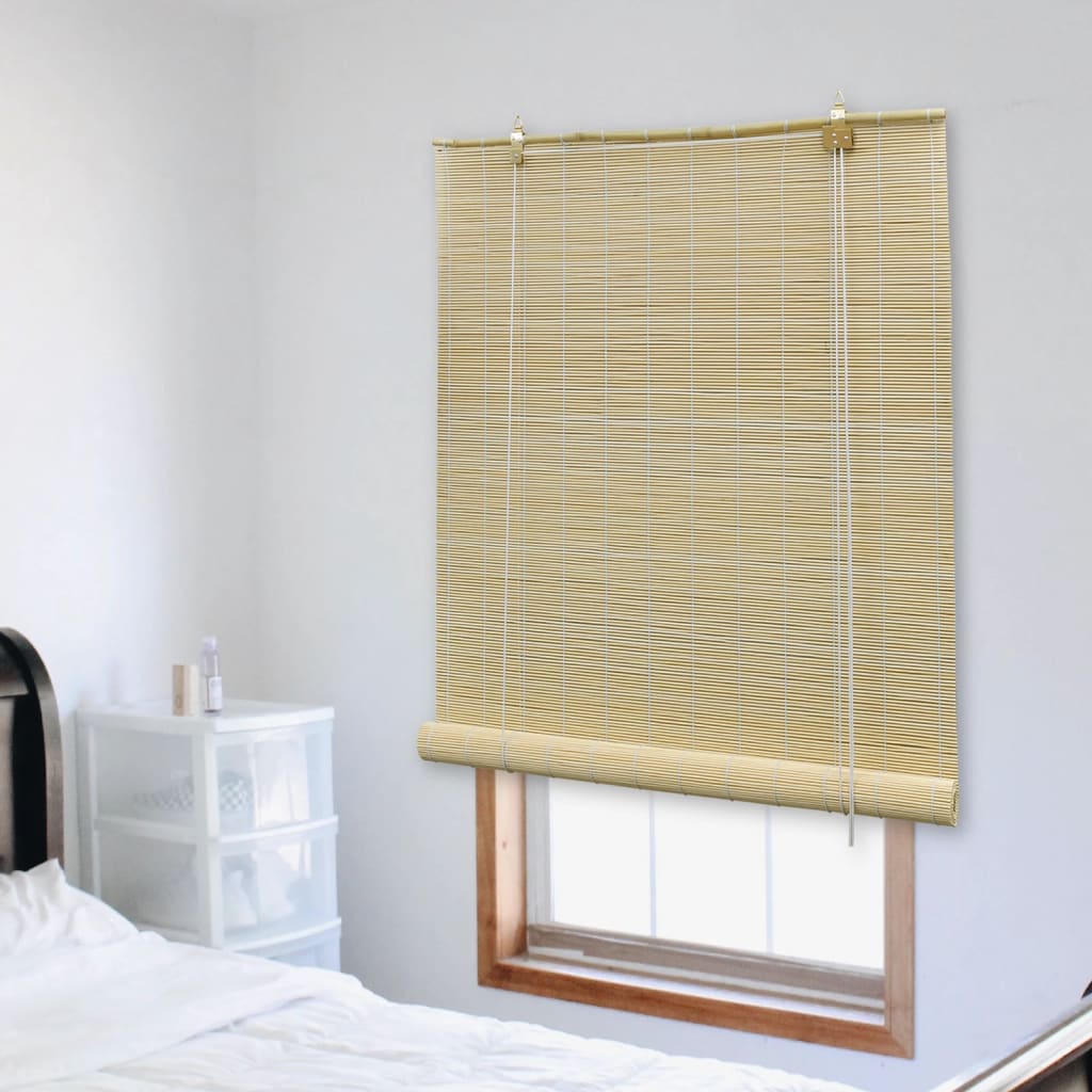 Vidaxl Roller Blind 150x160 cm Bambus natürlich