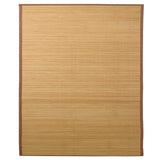 Vidaxl Teppich 160x230 cm Bambusbraun