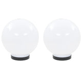 VIDAXL LED -Lampenlampen 2 PCs rund 20 cm PMMA