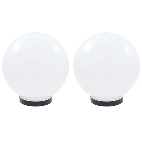 VIDAXL LED -Lampenlampen 2 Stcs rund 25 cm PMMA