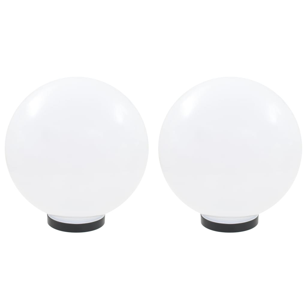 Lampes de bulbe LED vidaxl 2 pcs round 30 cm pmma