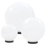 Vidaxl LED -Lampenlampen um 20 30 40 cm PMMA 3 PCs
