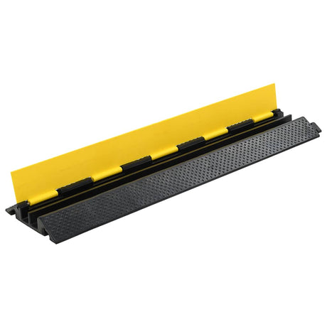 VIDAXL -Kabelschutzschwellen 2 Tunnel 101,5 cm Gummi 4 PCs