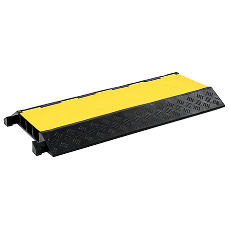 VIDAXL -Kabelschutzschwelle 3 Tunnel 93 cm Gummi