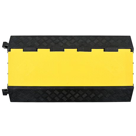 VIDAXL -Kabelschutzschwelle 3 Tunnel 93 cm Gummi