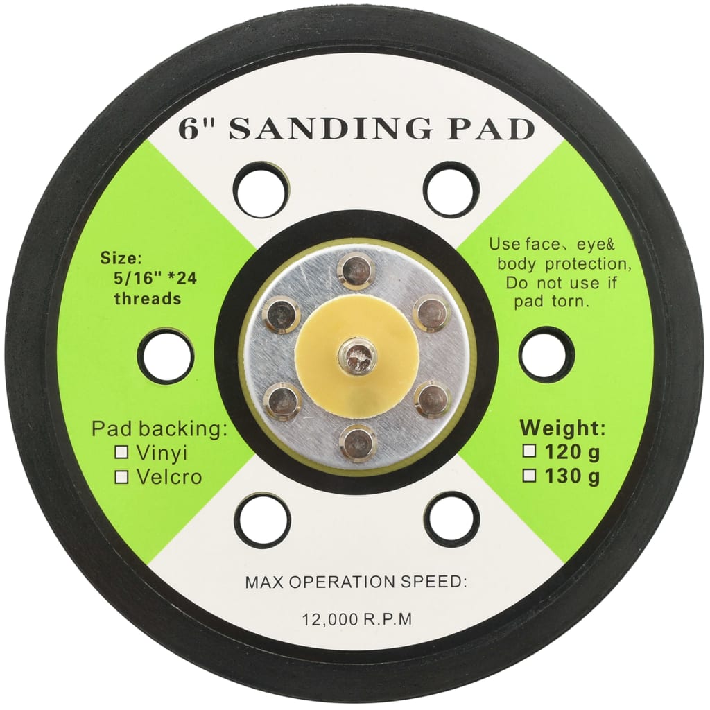 Vidaxl sanding pads with 6 holes 15 cm 3 sts