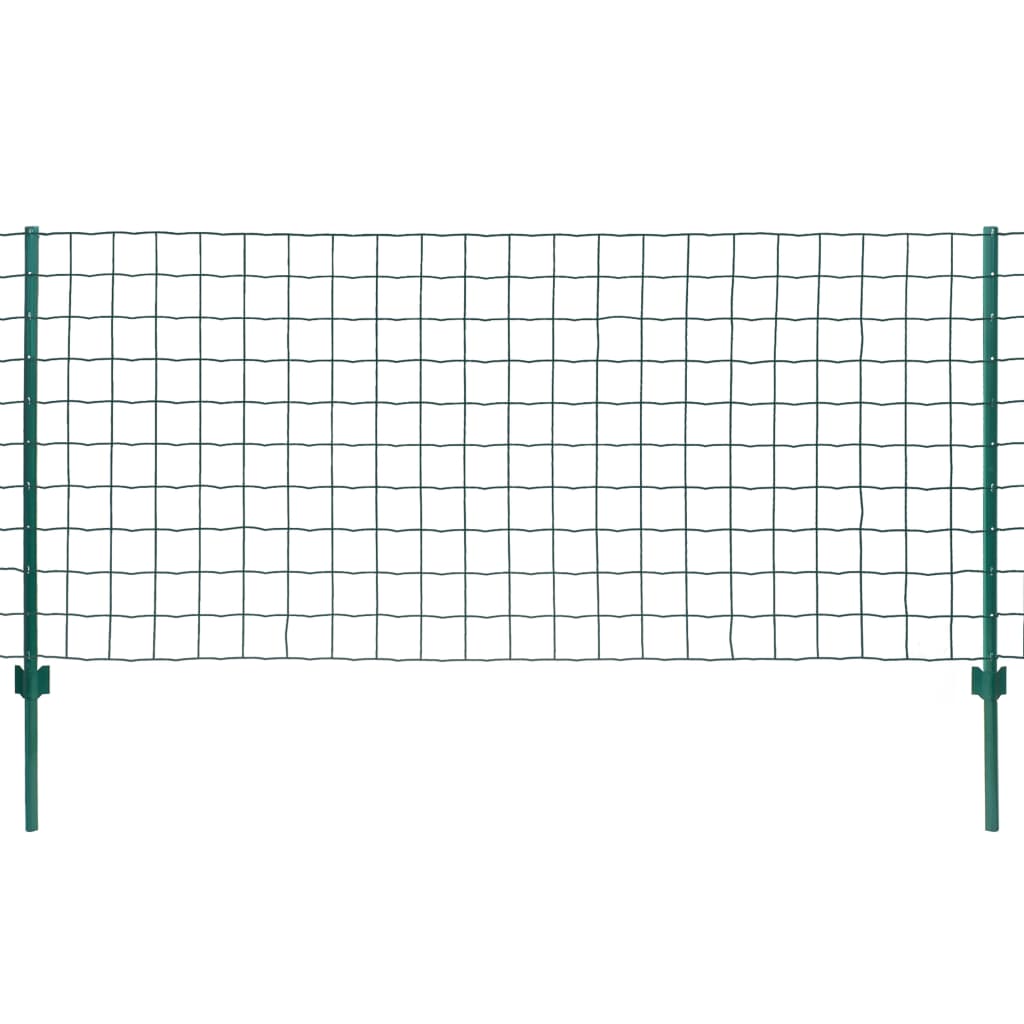 Vidaxl Hek 20x0.8 m Steel Green