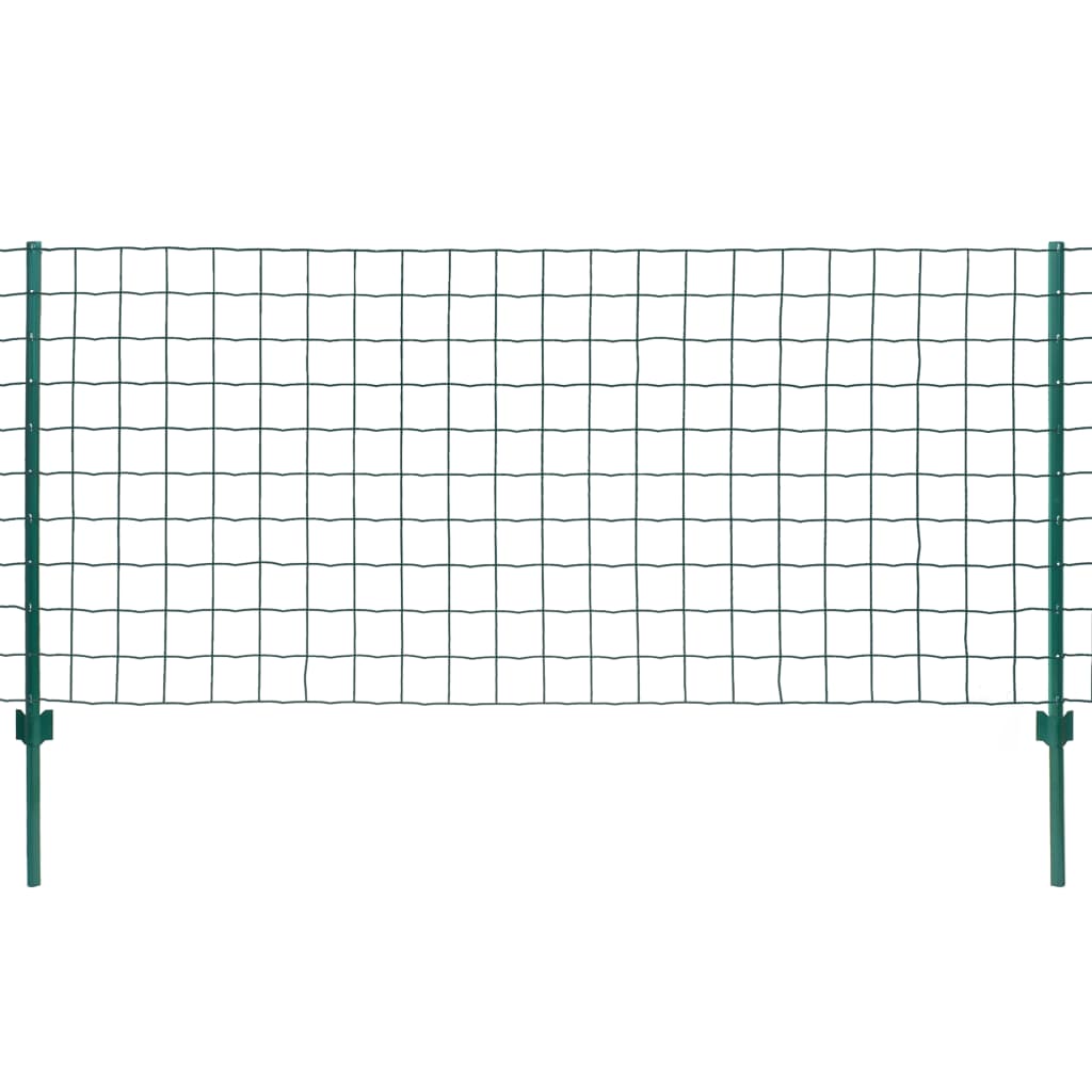 Vidaxl hek 20x1,2 m en acier vert