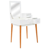 Vidaxl kaptafel met spiegel 60x50x86 cm mdf