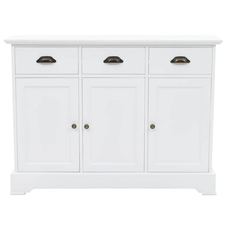 Vidaxl dressoir met 3 deuren 105x35x77,5 cm mdf en grenenhout
