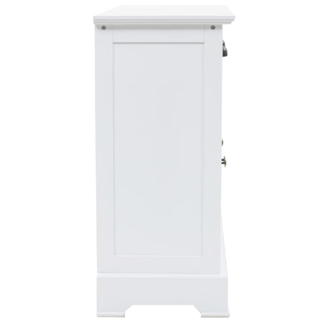 Vidaxl dressoir met 3 deuren 105x35x77,5 cm mdf en grenenhout