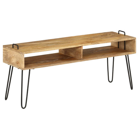 Vidaxl tv-meubel 110x35x45 cm massief mangohout