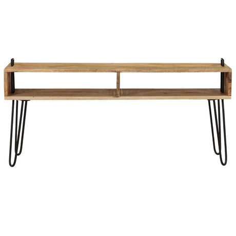 Vidaxl tv-meubel 110x35x45 cm massief mangohout