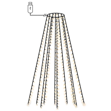 Vidaxl Weihnachtsbaumbeleuchtung mit 150 LEDs Net 150 cm