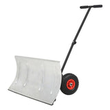 Vidaxl Snow plow Hand operated with wheels 100x44 cm