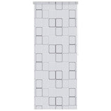 Vidaxl Roller Blind für Dusche 100x240 cm Quadrat