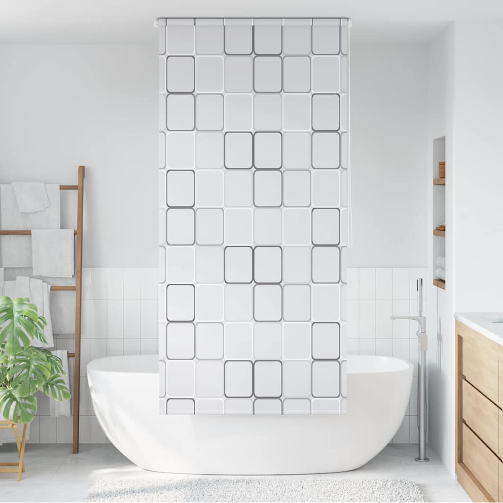 Vidaxl Roller Blind für Dusche 120x240 cm Quadrat