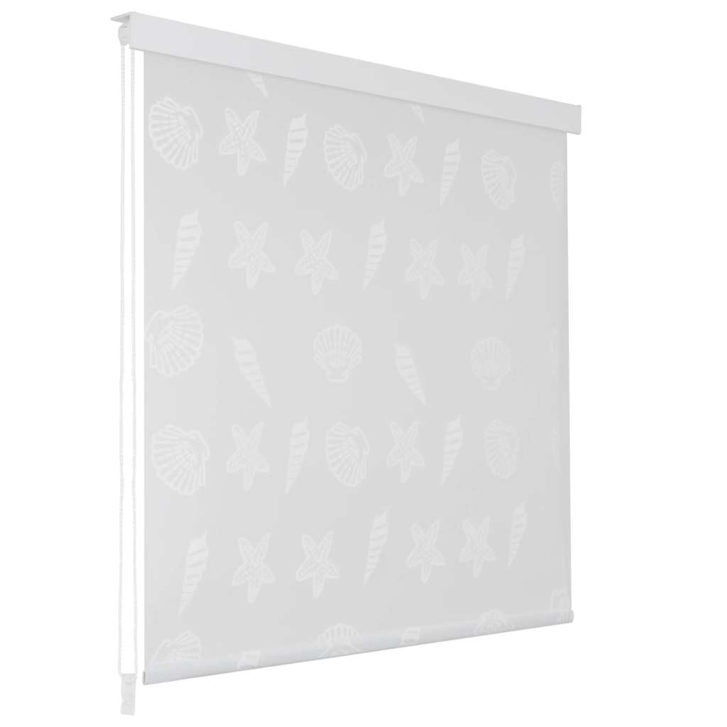 Vidaxl Roller blind for shower 100x240 cm starfish