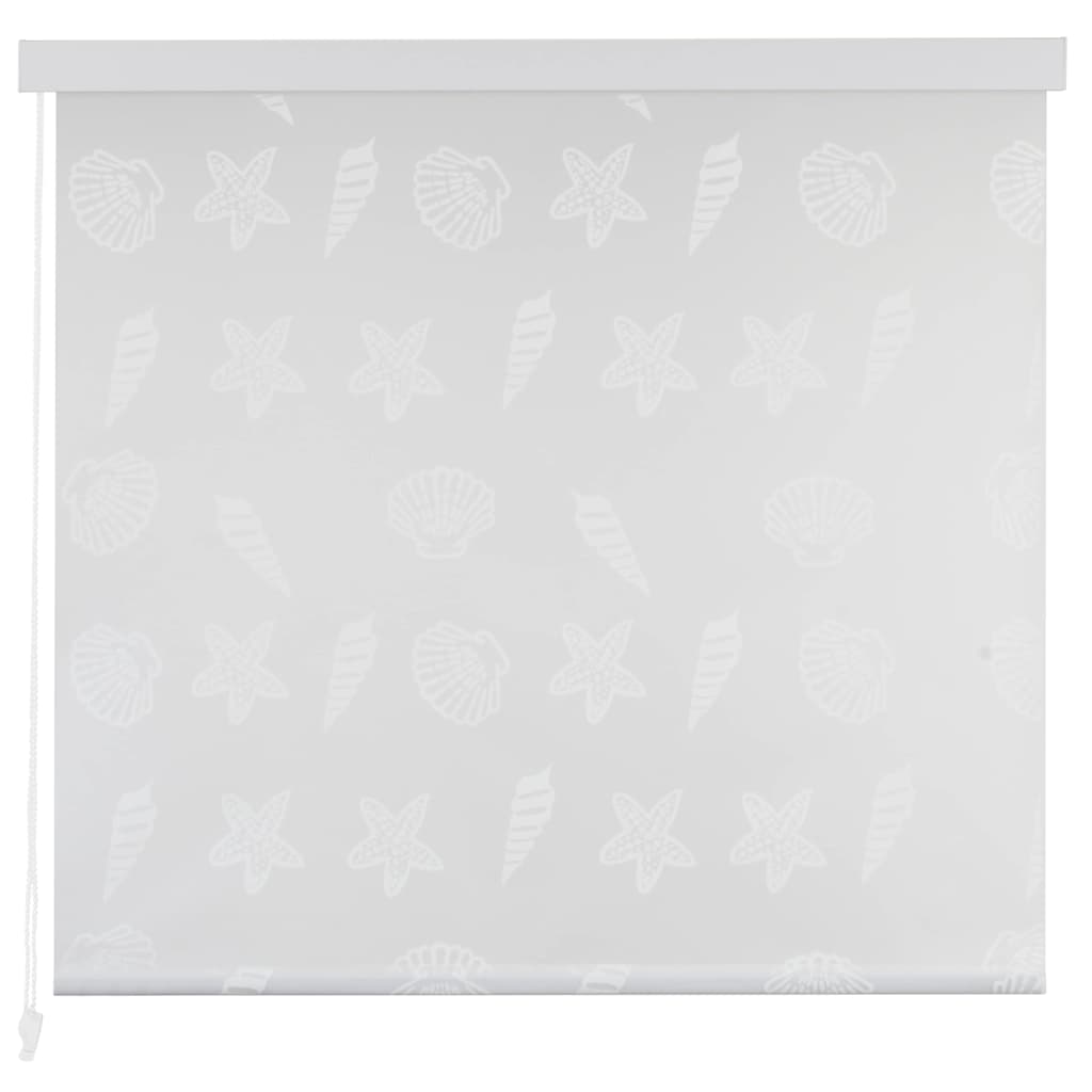 Vidaxl Roller blind for shower 100x240 cm starfish