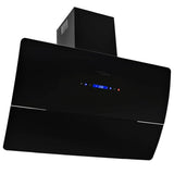 Vidaxl Wandextraktionshaube 756 m³ U 90 cm Edelstahl schwarz