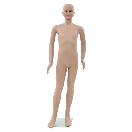 Vidaxl Estalage Doll Kind mit Glasfuß 140 cm Beige