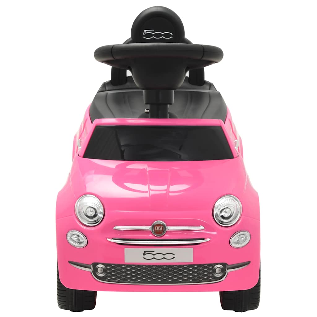 Vidaxl walking car Fiat 500 Pink