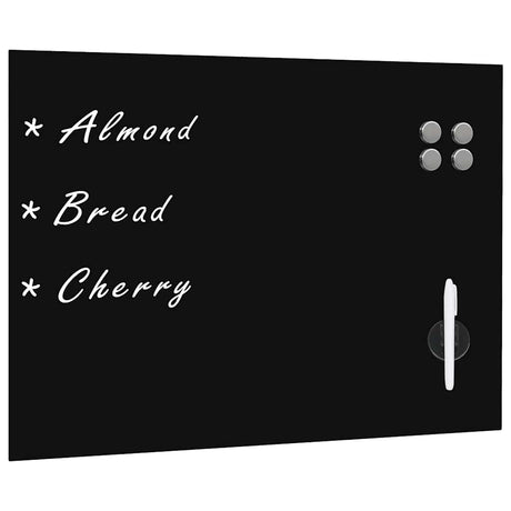 Vidaxx Tafel für die Wand, magnetisch 80x60 cm Glas