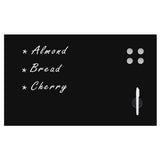 Vidaxl Blackboard für das wandmagnetische 100x60 cm Glas