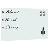 Vidaxx Wand-Whiteboard magnetisch 60x40 cm Glas