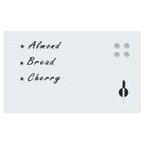 Vidaxx Wand-Whiteboard magnetisch 100x60 cm Glas