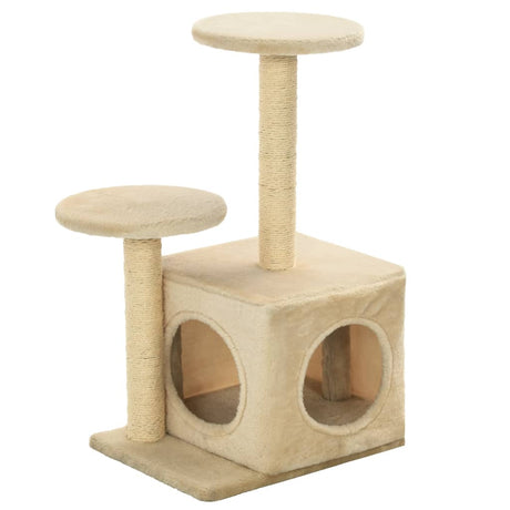 VIDAXL -Katzenkratzerpfosten mit Sisal -Kratzern 60 cm Beige