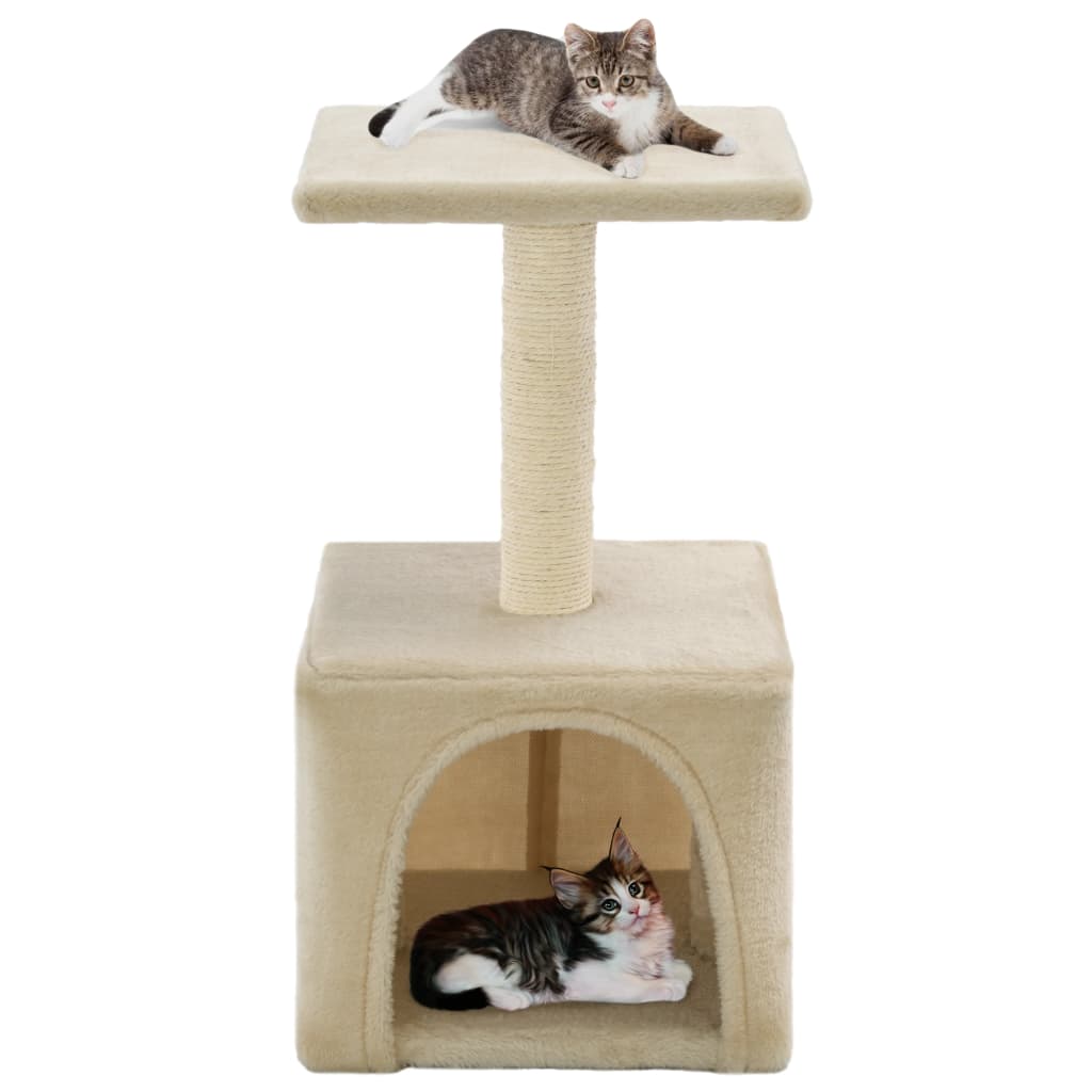 VidaXL cat scratching post with sisal scratching post 55 cm beige