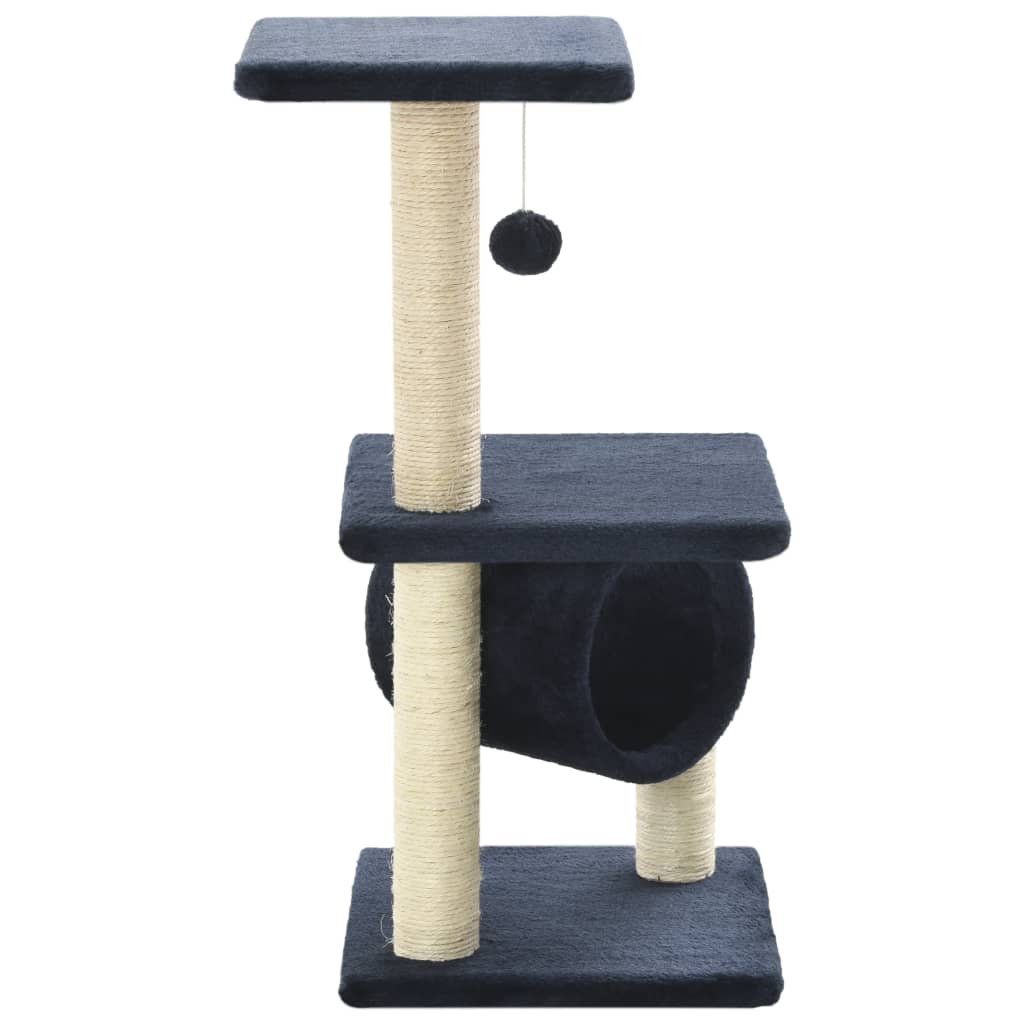 Vidaxl Cat Scratching Post med Sisal Scratching Posts 65 cm mörkblå