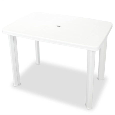 Vidaxl 3-delige bistroset kunststof wit