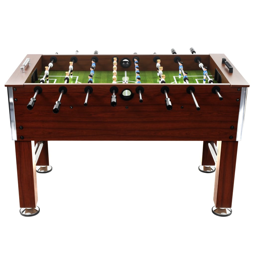 Vidaxl Football Table 60 kg 140x74,5x87,5 cm stalowy brąz