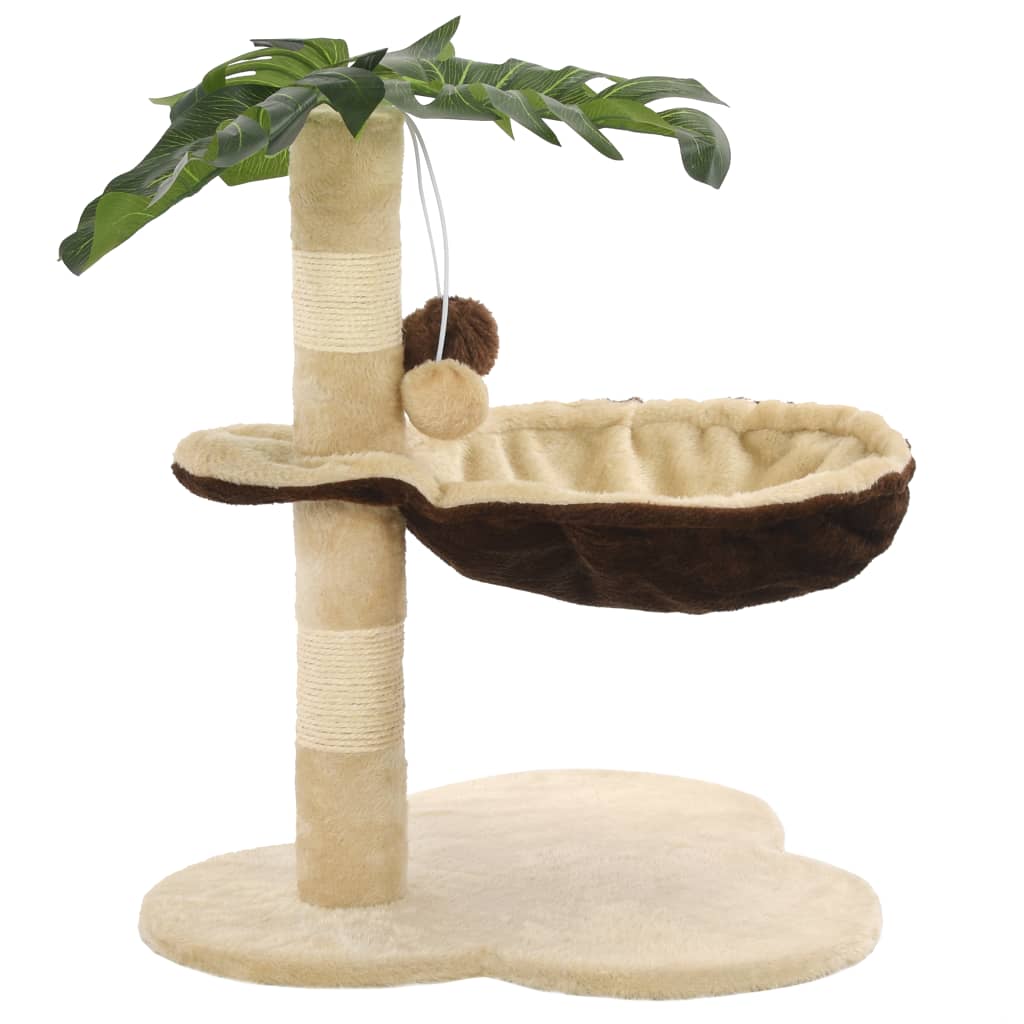 Vidaxl Cat Scratch Post avec sisal Scratch Post 50 cm beige et brun