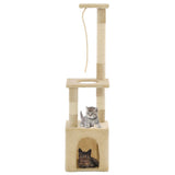 Vidaxl Cat skrapepost med Sisal skrapende innlegg 109 cm beige