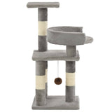 Vidaxl Cat Scratch Post avec Sisal Scratch Posts 65 cm Gray