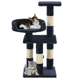 Vidaxl Cat Scraping Post mit Sisal -Kratzerpfosten 65 cm blau