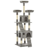 Vidaxl Cat Scraping Post mit Sisal -Kratzern 170 cm Grau