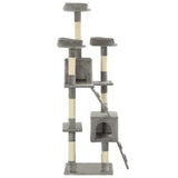Vidaxl Cat Scraping Post mit Sisal -Kratzern 170 cm Grau