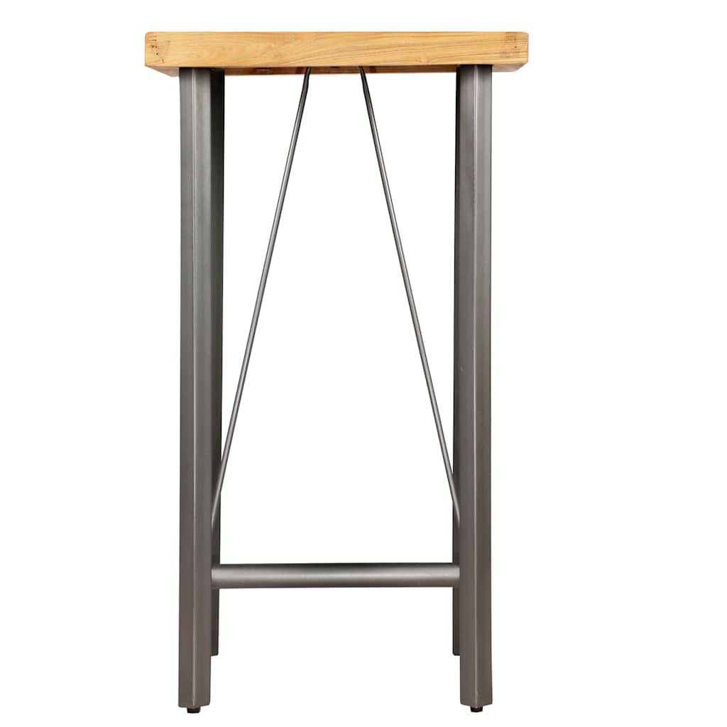 Vidaxl bartafel 60x60x107 cm massief gerecycled teakhout