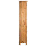 Vidaxl badkamerkast vrijstaand 48x32x170 cm massief grenenhout