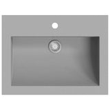 Vidaxl Washbeer 600x450x120 mm Granitgrau