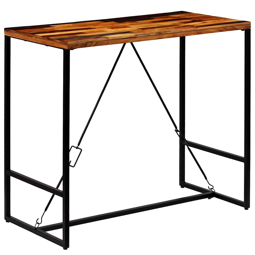Vidaxl bartafel 120x60x106 cm massief gerecycled hout