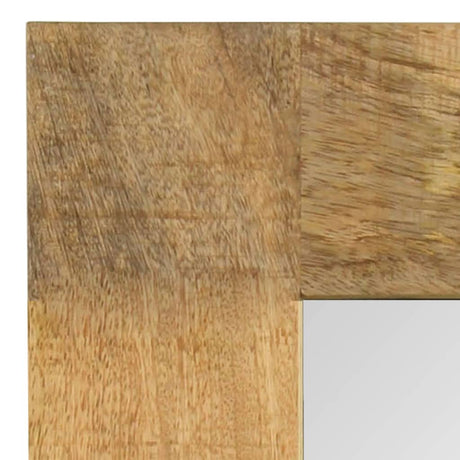 Vidaxl Mirror 50x50 cm Festes Mangoholz