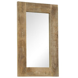 Vidaxl Mirror 50x80 cm Festes Mangoholz