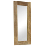Vidaxl Mirror 50x110 cm Festes Mangoholz