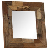 Vidaxl Mirror 50x50 cm Pevné recyklované dřevo