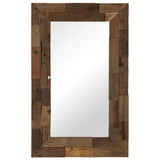 VIDAXL -Spiegel 50x80 cm Festes Recyclingholz